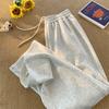 Heavy Duty Sweatpants for Men's Spring and Autumn New Trend Loose Straight Drawstring Casual Sports Pants
