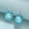 Stylish Retro Disco Ball Pendant Earrings For Women Birthday Gift Party