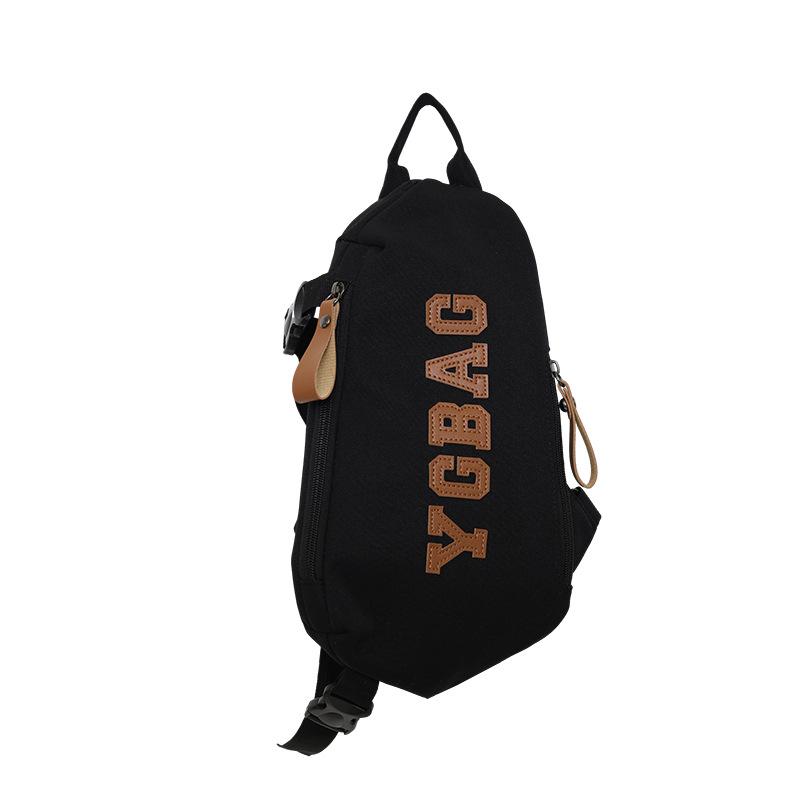 

Универсальная модная нагрудная сумка для мужчин и женщин 2024 года, новая спортивная трендовая сумка через плечо для активного отдыха и верховой езды, легкая сумка-мессенджер чёрный