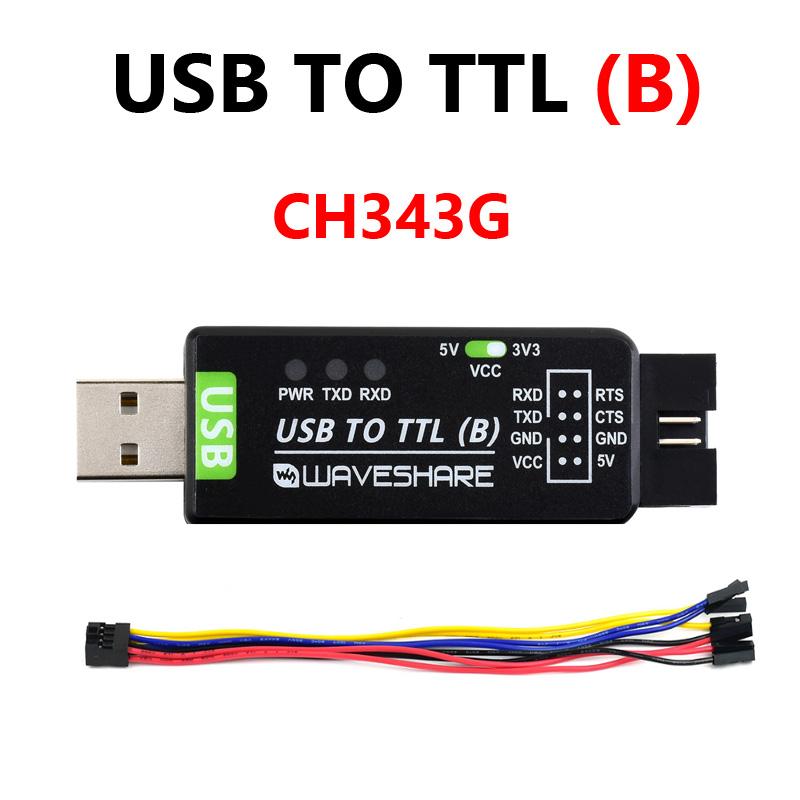 Industrial USB TO TTL Converter FT232RNL / CH343G Multi Protection & Systems Support