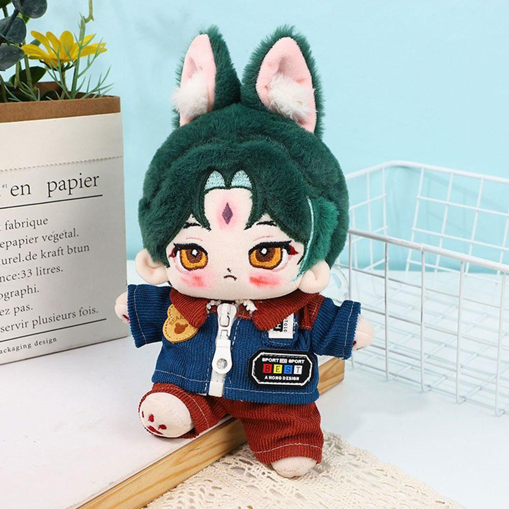 20CM Doll Dress Set Doll Accessories Miniature Dress Suit Doll Clothes  Cotton Stuffed Doll