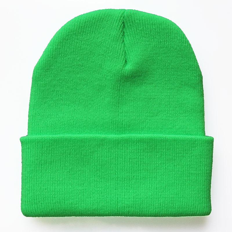 Multi Color Solid Color Knitted Hat, Woolen Hat, Brimless Pullover Hat, Rolled Edge Cold Weather Hat, Customizable