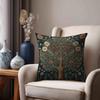 YOU FOUND ME William Morris Abstract Art Floral Design Throw Pillow Cover Home Decor, Vintage Tree Pillowcase Cover for Bed Sofa Living Room, Indoor