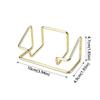 Minimalist Name Card Stand Rustproof Photo Stand Display Rack Card Display Stand  Front Desk