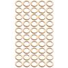 Active 20998050 Crush Washer, Copper [Inner Diameter 0.4 Inch (10 Mm)] 50 Sheets