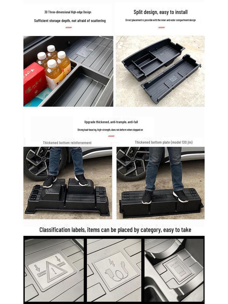 BYD Yuan PLUS Gen 3 Glove Box and Trunk Organizer