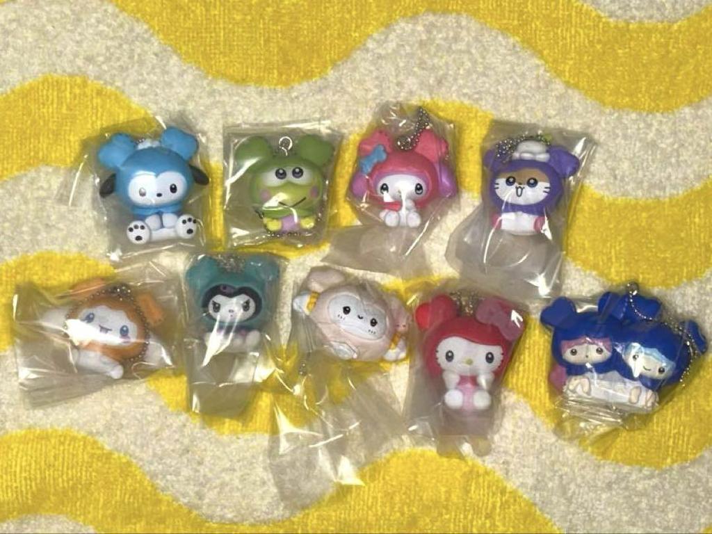 [USED] Sanrio TWICE Lovely Gachapon Complete Set Mascot Charm
