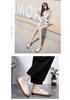 Genuine Leather Women's Korean Style Slip-On Shoes for Students, Expectant Mothers, and Mothers
