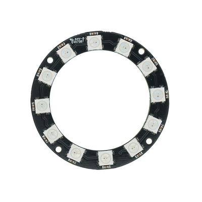 Round Integrated Driver Full-color Driver Lamp 8/12/16/24 Bits RGB LED Ring Controller Module WS2812 5050 RGB LED