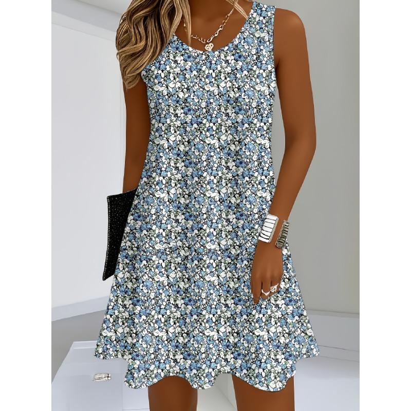 

Женское повседневное платье с принтом из пайеток, вязаная ткань, непрозрачная ткань, круглый вырез, легко ухаживать, длинная юбка 5XL