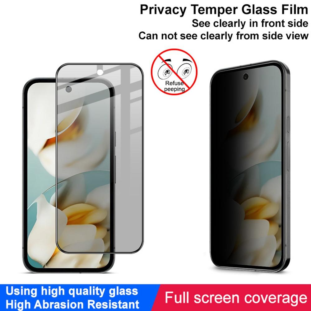 IMAK For Google Pixel 9a Anti Peep Tempered Glass Screen Protector Full Coverage