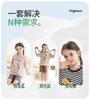 Yingbolun Summer Girls' Cotton Short Sleeved Shorts Set Girls' Home Clothes Girls' Big Girls' Pajamas