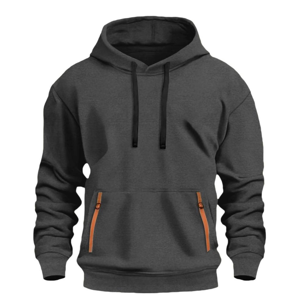 New Men's Ribbon Sweatshirt Sportswear Y2K Zipper Sweatshirt Fleece Hooded Casual Sweatshirt Fashion Innovation Trend