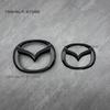 AAEU1 For MAZDA CX-30 2020 2021 2022 2023 2024 Year Front  Logo Emblem Letters Badge Car Rear Trunk Sticker Gloss Black Accessories