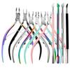 Stainless Steel Cuticle Nipper Nail Technicians Professional Dead Skin Trimmer With Dual-Edge Blade