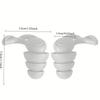 Xiaomi 1/2 Pairs Professional 3-Layer Noise Canceling Earplugs, Ultra Soft Silicone for Sleeping Swimming & Work, Reusable & Waterproof