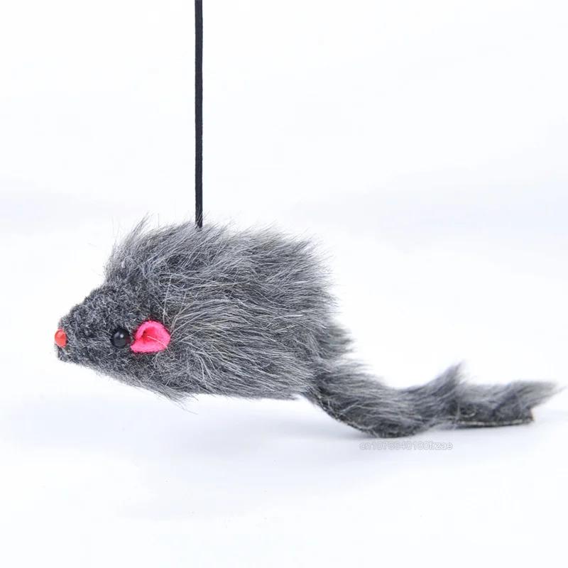 Interactive Cat Toy Hanging Clip Door Plush Mouse Self-hi Hanging Door Elastic Funny Cat Toy Juguetes Para Gatos Rascador Gato