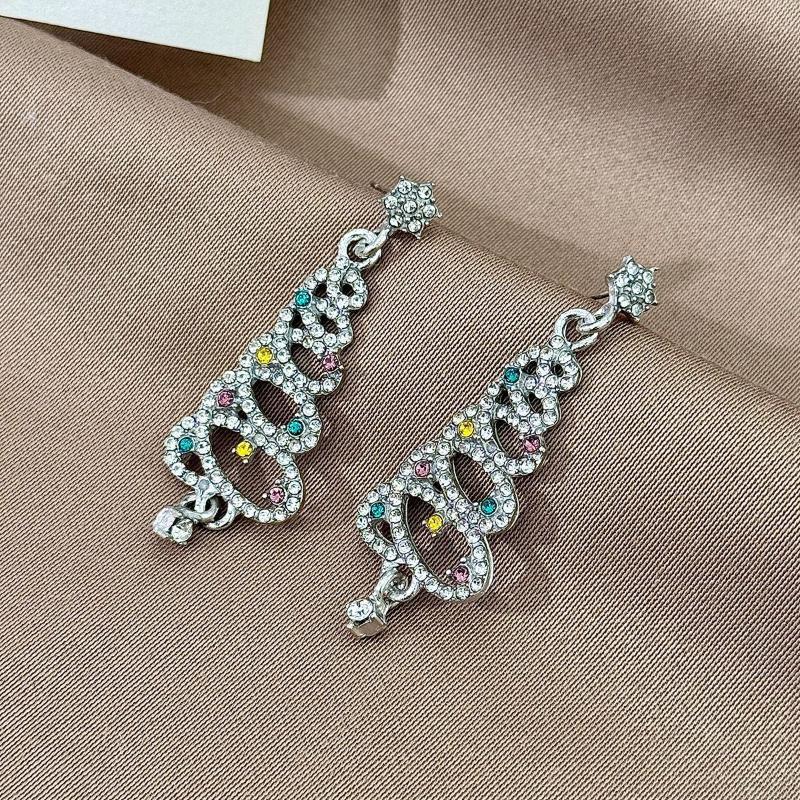 

Zircon Christmas Tree Silver Needle Earrings For Women Luxury And Niche Design Exquisite Christmas Earrings Snowflakes A1