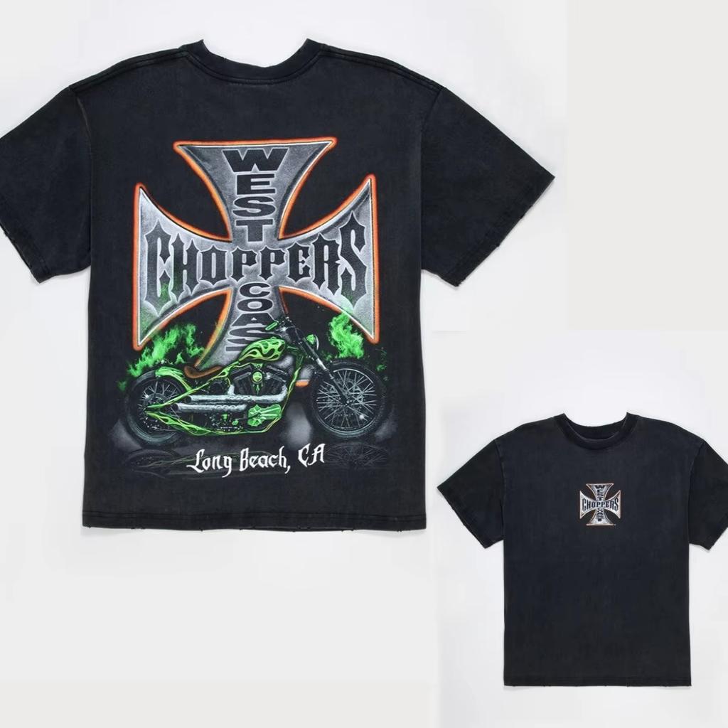 Nuova 2026 Classics West Coast Choppers Maglietta Grafica Vintage Cotone Girocollo Casual Vestibilità Regolare Unisex Maglietta Top Estivo