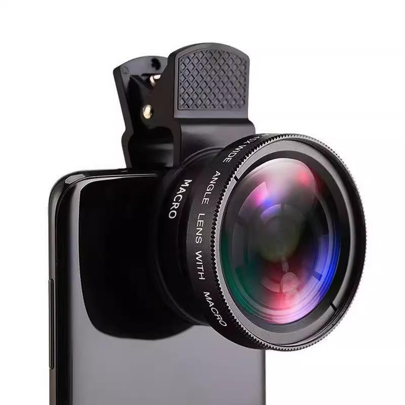 0.45X Universal HD Mobile Phone Wide Angle & Macro Lens for Outdoor Streaming