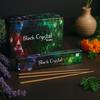 Black Crystal Incense Sticks 15g Satya