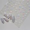 Shell Light Nail Stickers Ice Transparent Beach Ocean Shell Starfish Stars Bubble Nail 3D Decorations Nail Art Stickers
