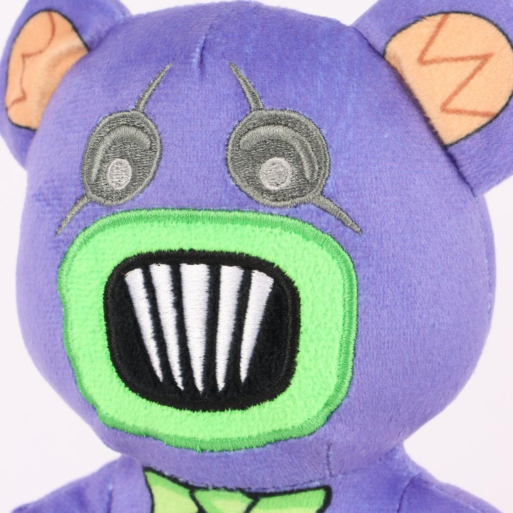 BOKKIE Demo Plush Purple Toothed Terrifying Bear Plush Toy Doll