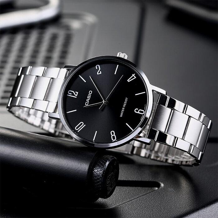 Zegarek Męski Casio  Mtp-Vt01D-1B2 (Zd165I) + Box