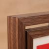 DoubleSided Picture Frame Tabletop Rotating Freestanding for Families, Artists, Shelf,