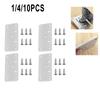 1/4/10 Pcs Cabinet Hinge Repair Plate Cupboard Door Hinges Fixing Plate Cabinet Door Repairing Fixing Panel Furniture Hardware