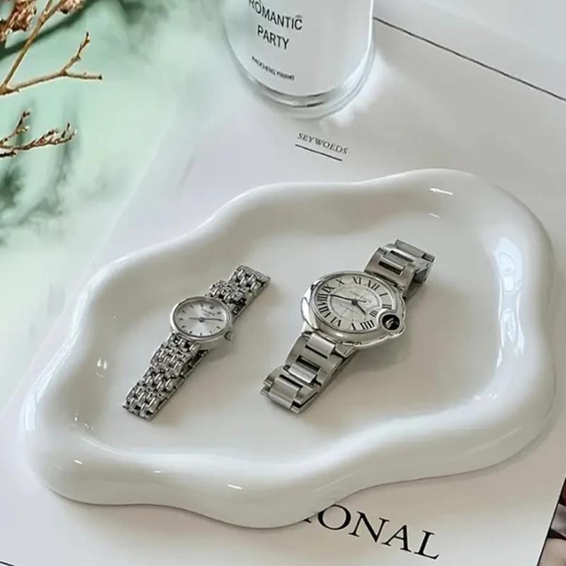 Cloud Shaped Jewelry Tray for Earrings Rings Simple Stylish Display Storage Organizer Delicate Desktop Decor Gift for Women
