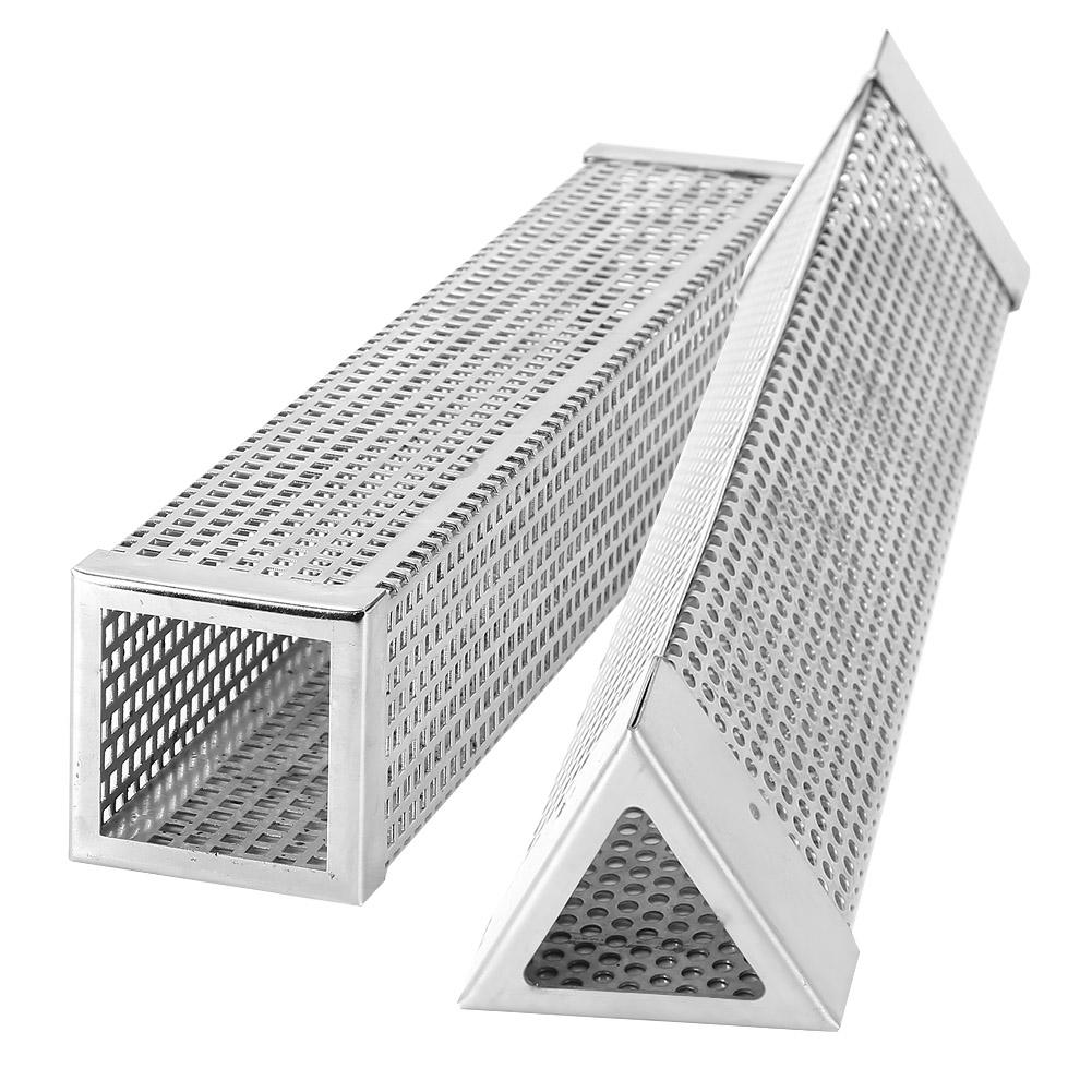 12in 304 Stainless Steel BBQ Smoker Tube Barbecue Accessory for Electric Charcoal Grill
