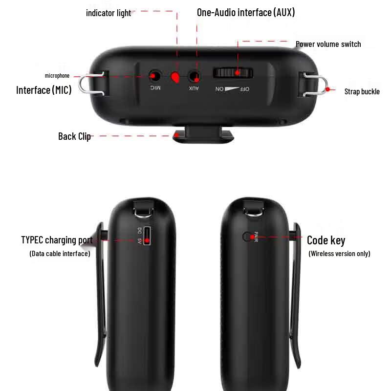 NORWII S358 Tragbarer Sprachverstärker
