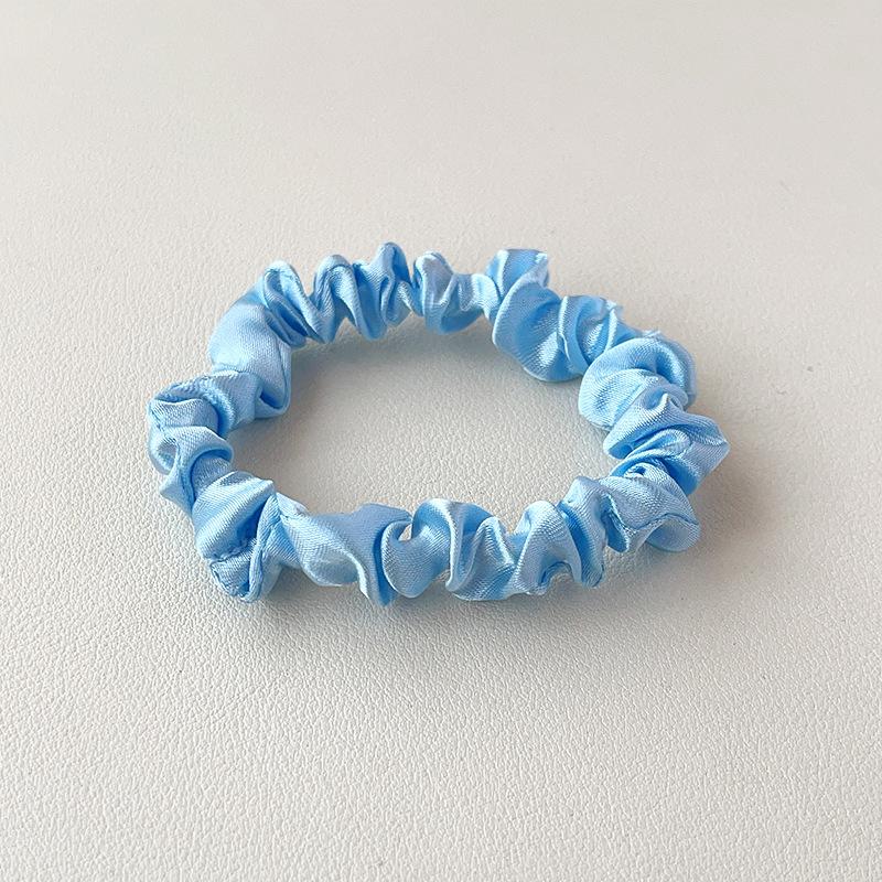 Satin Cloth Art Large Intestine Hair Band European and American Headrope Hair Accessories Simple Headband Head Flower Rubber Band Hair Accessories