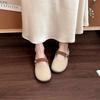 Fairy Single Shoes Female New Style Shallow Mouth Female Spring Buckle Soft Bottom Flat Bottom Mary Jane Slippers