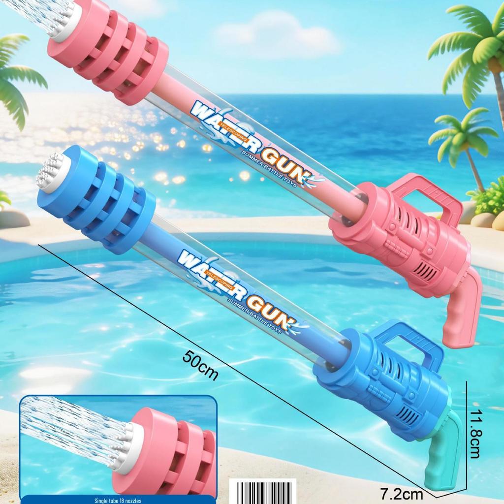Large Gatling-Style Water Gun for Kids & Adults - Ideal for Scenic Water Fights
