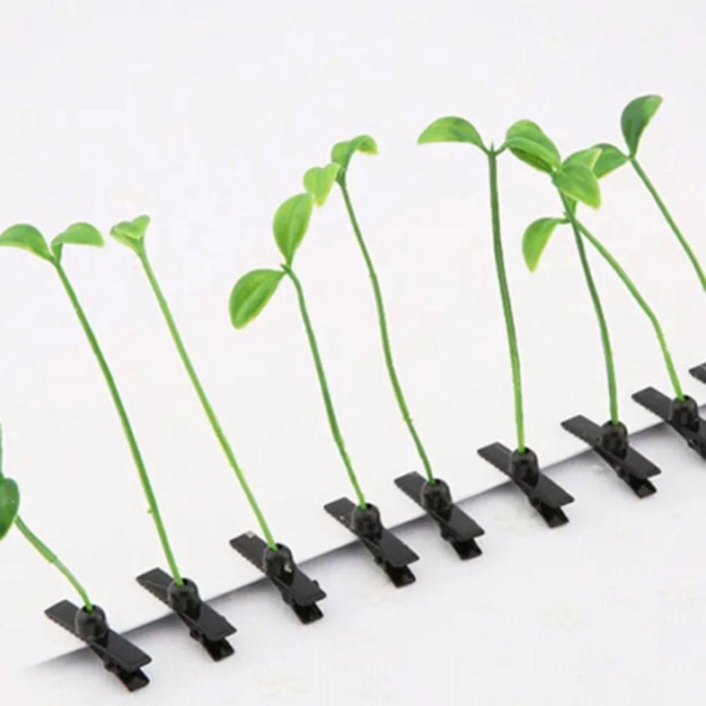 1Pair Cherry Flower Plant Hairpins Simulation Cartoon Duckbill Clips Female/Kids