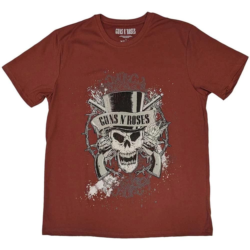 Guns N Roses Official Faded Skull Mens Unisex T-Shirt 3XL
