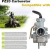 PZ20 Carburetor 50cc 70cc 90cc 110cc 125cc CRF80F XR50R 4 Stroke Engine ATV UTVs Honda with Air Fuel Filter