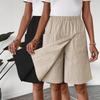 Summer New Split Wide-leg Five-point Pants Women's Casual Loose Solid Color Short Culottes