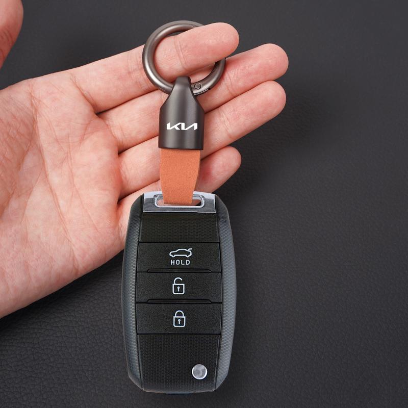 JNGO1 Leather Metal Keychain Fashion Keychain Keychain for Kia Sportage Ceed Picanto Rio ProCeed Niro 5 3 4 K7 K5 K8 K3 Ray K9