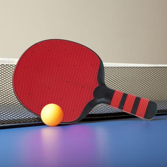Ping Pong Paddles Silicone Table Tennis Racket Pingpong Training Bat with Ergonomic Handle for Beginner