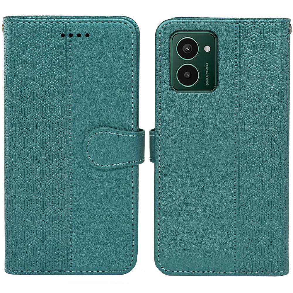 

Противоударный чехол-кошелек из кожи для HMD Pulse Pro Green