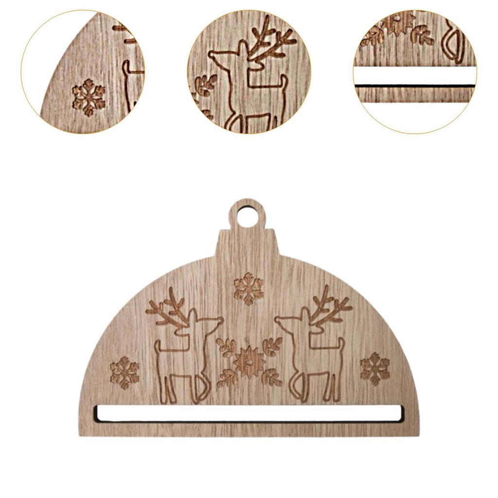 6Pcs Christmas Tree Decoration Pendant Xmas Tree Decor Pendant Crafts DIY Christmas Ornament