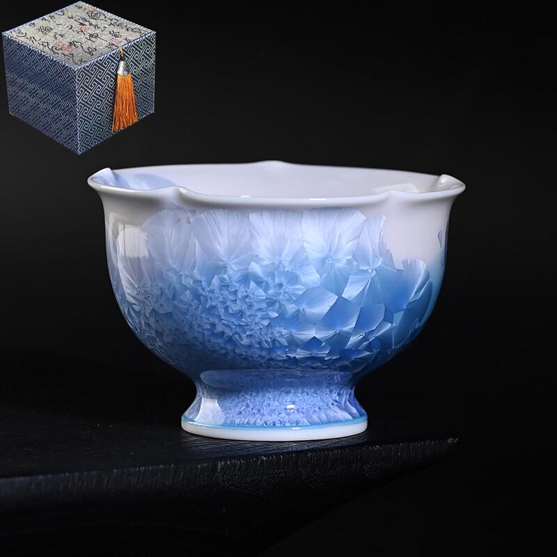 De'ou Starlight Ceramic Kiln-Glazed Master Teacup