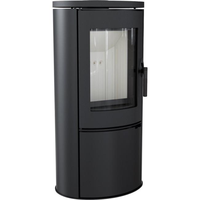 Wood burning steel-cast iron stove KRATKI AB Ø 150 8 kW self closing door