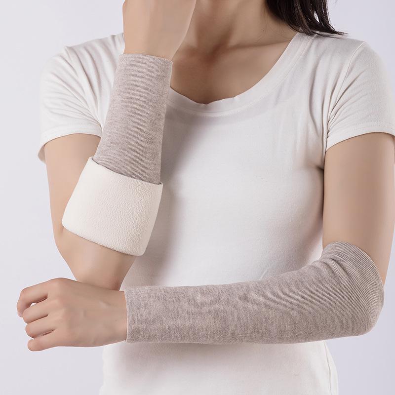 Warme Unisex Gelenk-Armschoner: Samtverstärkt für Ellenbogen- und Handgelenkunterstützung im Herbst/Winter