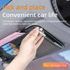 Car sun visor card bag glasses with zipper storage bag multifunctional storage bag leather storage bag for car transport