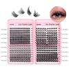 Eyelash Book Mixed False Eyelashes 392 Clusters Large Capacity D Curvature Curled Eyelashes