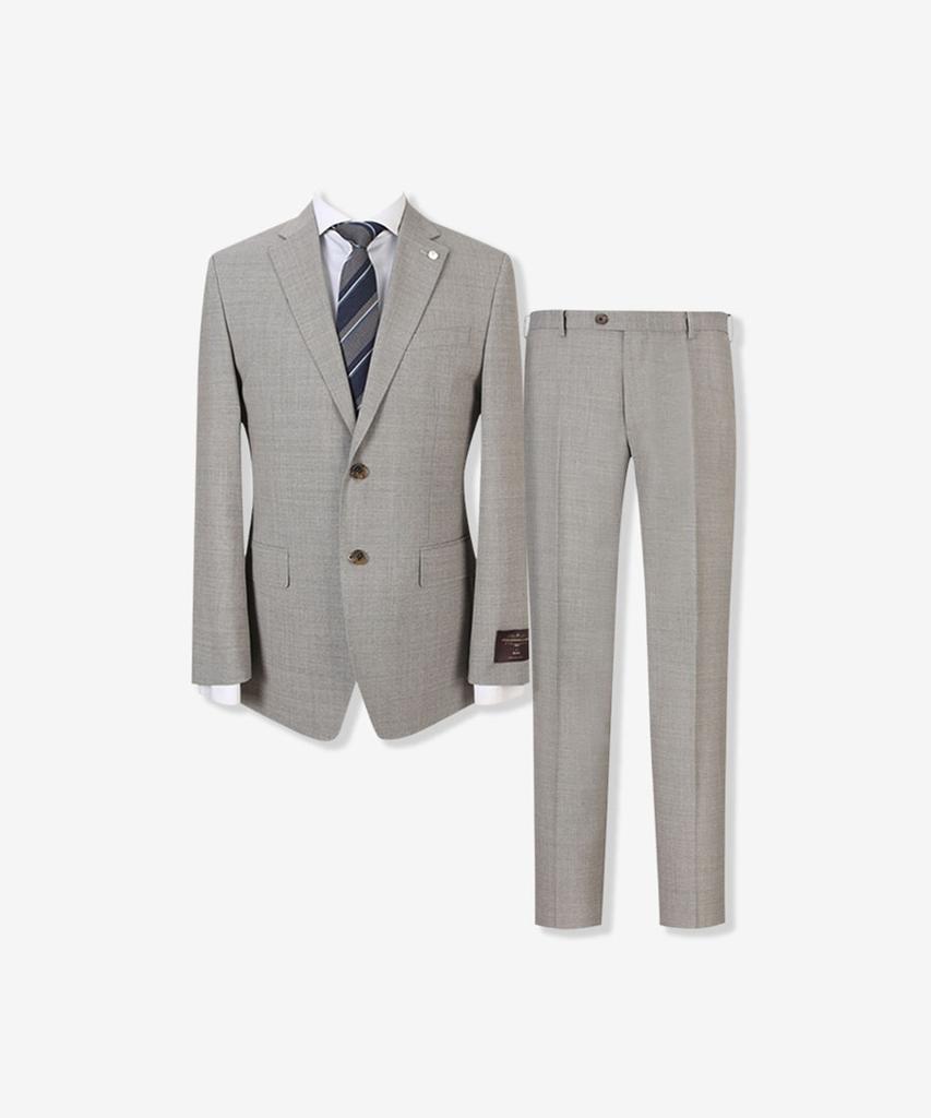 Sieg Hopsack Classic Suit Set Beige (Pijac2111_Pipac2311) (A Type)